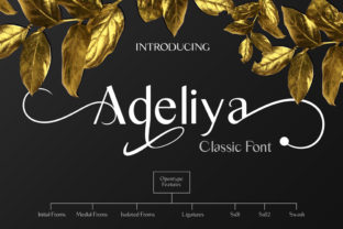 Adeliya: A Classy Serif Font for Digital Design