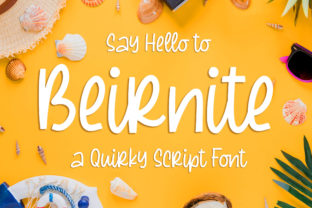 Beirnite: A Quirky Script Font for Editorial Design