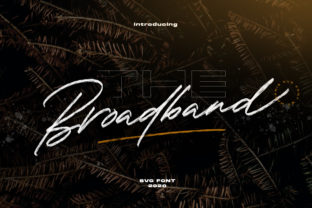 Broadband: A Script Font for Scroll-Stopping Design