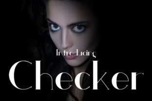Checker Font: Elegant Serif Typeface for Crafters