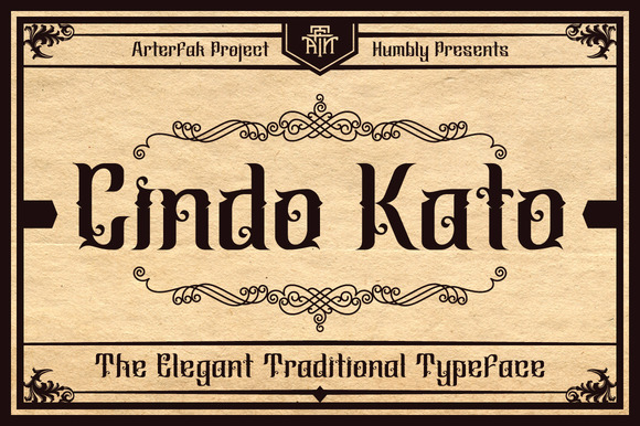 Cindo Kato: The Blackletter Typeface for Bold Campaigns