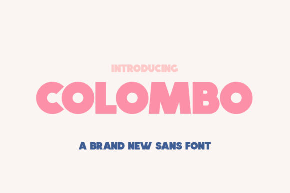 Colombo: A Versatile Sans Serif Font for Modern Branding