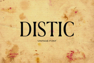 Distic Font: Elevate Your Brand with Timeless Serif Style