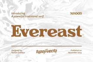Evereast: A Timeless Serif Font for Editorial Design