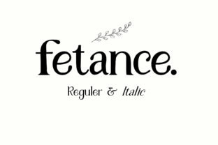 Fetance: A Serif Font for Elegant Web Headlines