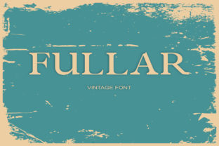Fullar: A Serif Typeface for Editorial Design
