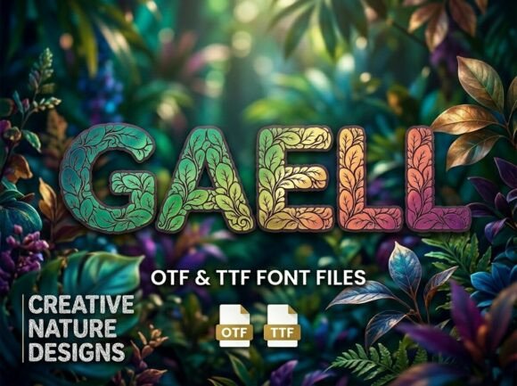 Gaell: A Decorative Typeface for Editorial Impact