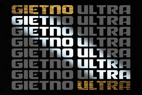 Gietno Ultra: A Bold Sans Serif Font for Web Design