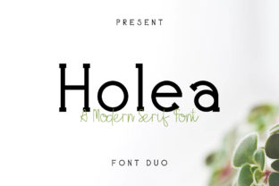 Holea Font: Elegant Serif for Makers