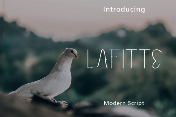 Lafitte: A Handwritten Font for Editorial Design