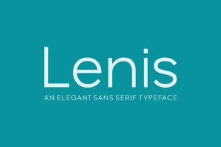 Lenis: The Versatile Sans Serif Font for Marketers