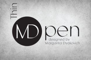 MD Pen Thin: An Elegant Sans Serif Typeface