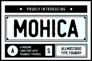 Mohica: A Bold Sans Serif Font for Editorial Design