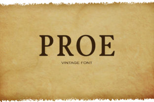Proe: A Refined Serif Typeface for Editorial Design