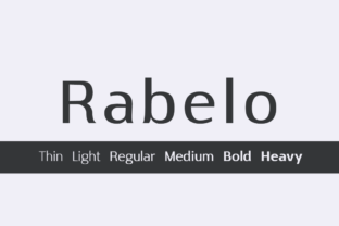 Rabelo Medium: A Modern Typeface for Web Design