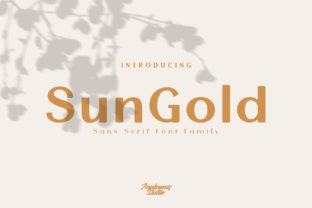 Sun Gold: A Timeless Sans Serif Font for Editorial Design