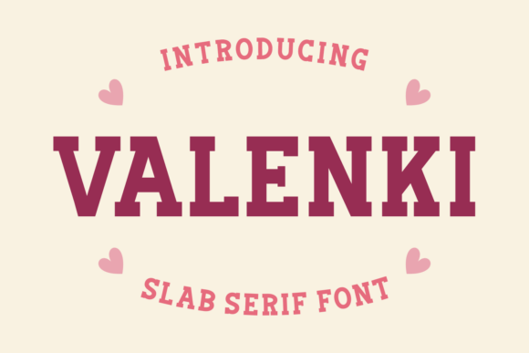 Valenki: A Bold Slab Serif Font for Campaigns
