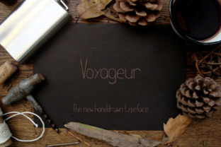 Voyageur: A Hand-Drawn Sans Serif Font for Makers